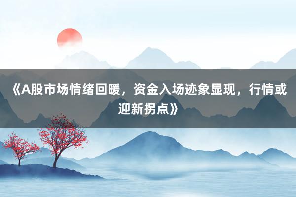 《A股市场情绪回暖，资金入场迹象显现，行情或迎新拐点》