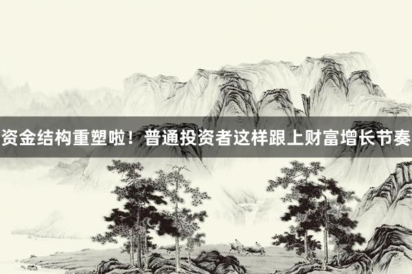 资金结构重塑啦！普通投资者这样跟上财富增长节奏
