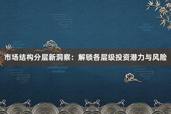 市场结构分层新洞察：解锁各层级投资潜力与风险
